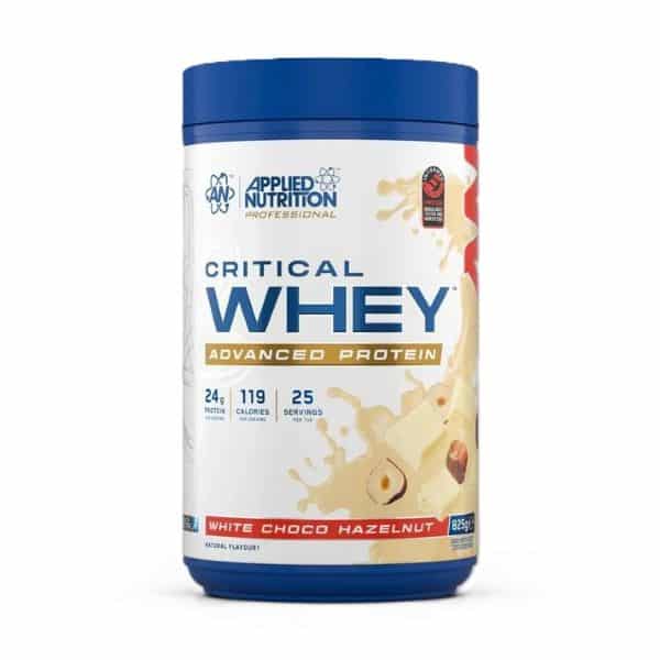 Applied Nutrition - Critical Whey, hvid chokolade hasselnød + 825 g