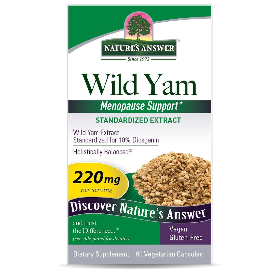 Nature's Answer - Vild yam 220 mg + 60 kapsler