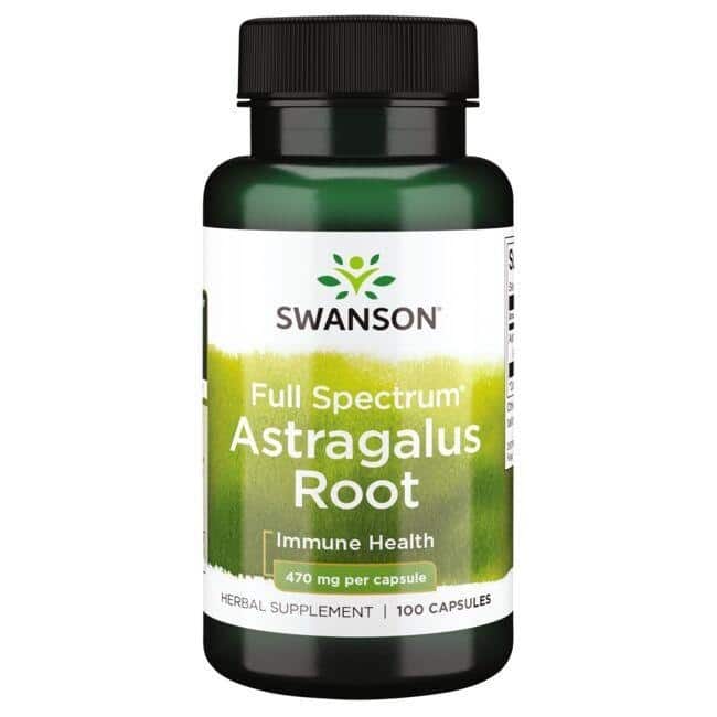 Swanson - Astragalus Rod 470 mg, 100 kapsler