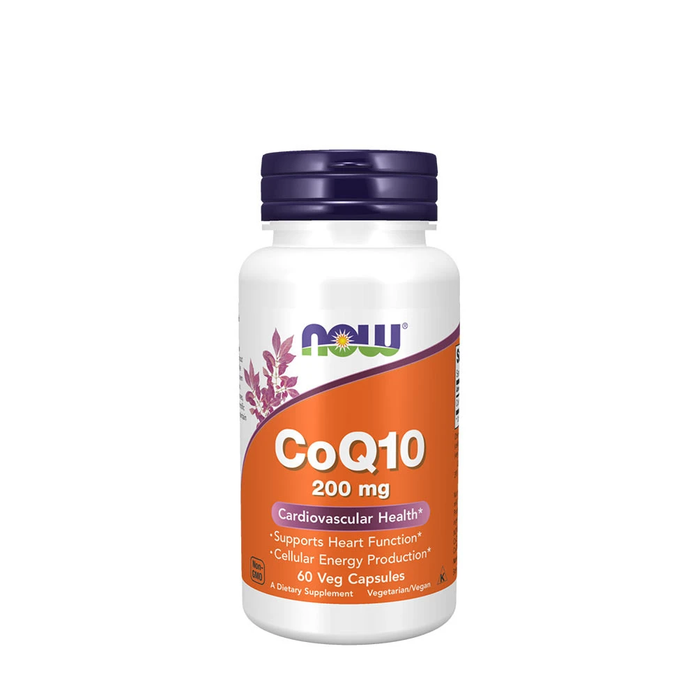 NOW - koenzym Q10 200 mg + 60 Vcaps