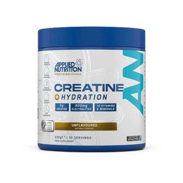 Applied Nutrition - Creatine + Hydration, Unflavoured - 330g