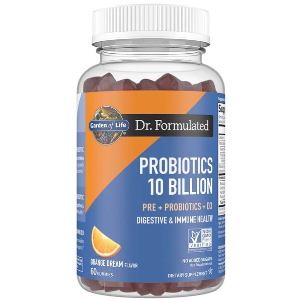 Garden of Life - Dr. Formulated Probiotics 10 Billion Orange Dream, 60 gummies