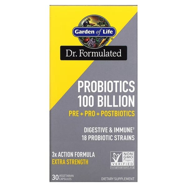 Garden of Life - Dr. Formulated Probiotics 100 Billion CFU - 30 vcaps