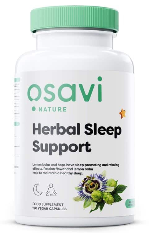 Osavi - Urtebaseret søvnstøtte uden melatonin + 120 veganske kapsler