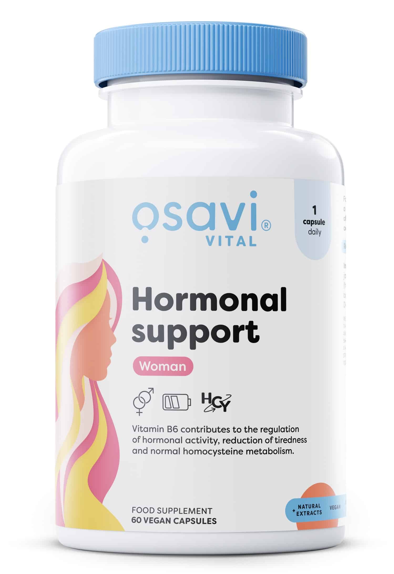 Osavi - Hormonbalance til kvinder + 60 veganske kapsler