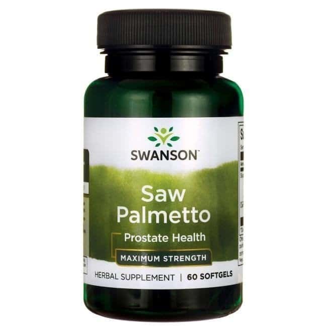Swanson - Saw Palmetto, Maksimal Styrke 60 softgels