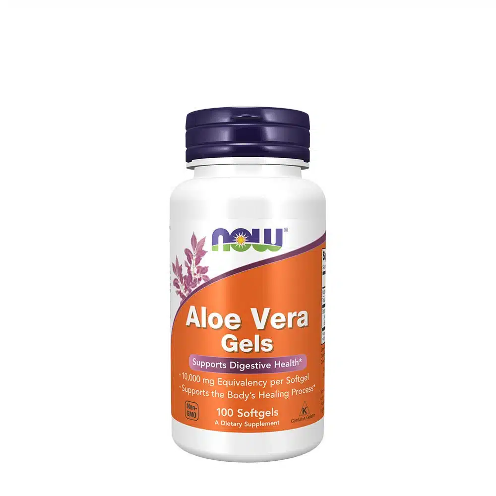 NOW Foods - Aloe vera softgelkapsler + 10 000 mg