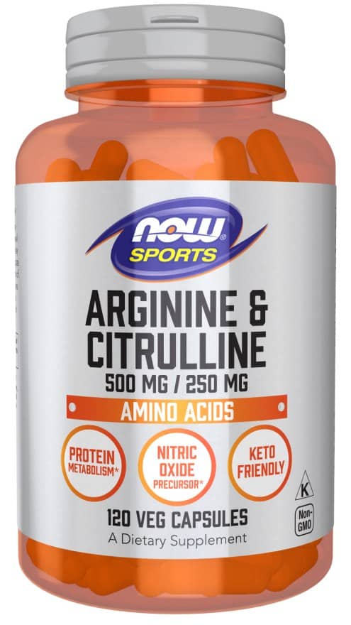 NOW Foods - Arginin og Citrullin + 120 vegetariske kapsler