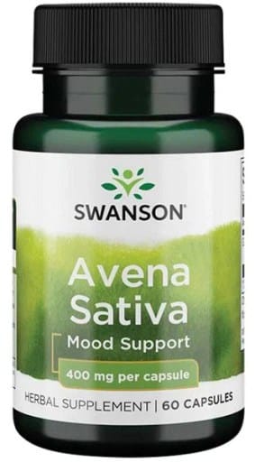 Fuldspektret Avena Sativa (grøn havregræs), 400 mg - 60 kapsler