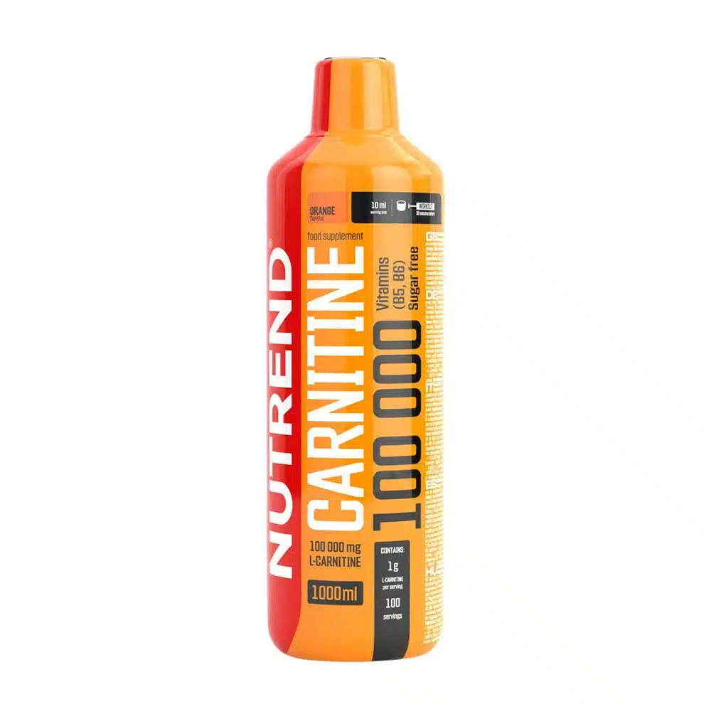 Nutrend - L-karnitin 100000 appelsinsmag + 1000 ml