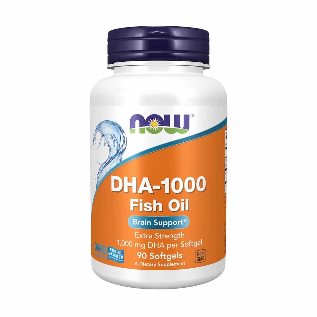 NOW Foods - DHA-1000 Hjerneunderstøttelse + 90 bløde gelkapsler