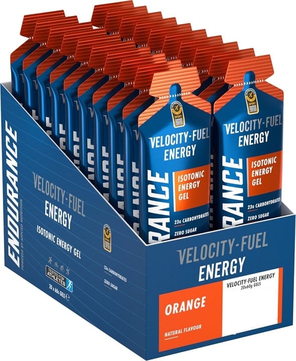 Applied Nutrition - Endurance Energy Isotonic Energy Gel, Orange - 20 x 60g