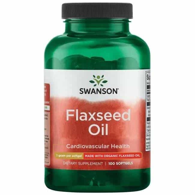 Swanson - Linfrøolie 1000 mg + 100 bløde kapsler