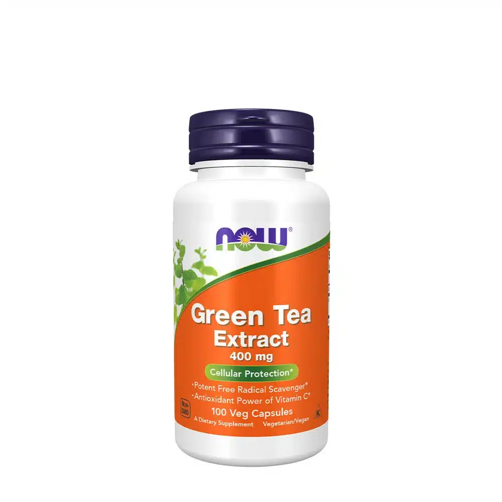 NOW Foods - Grøn teekstrakt 400 mg + 100 vegetabilske kapsler