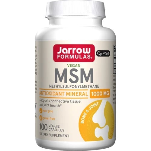 Jarrow Formulas - MSM (Methyl-Sulfonyl-Methane) 1000 mg, 100 vcaps
