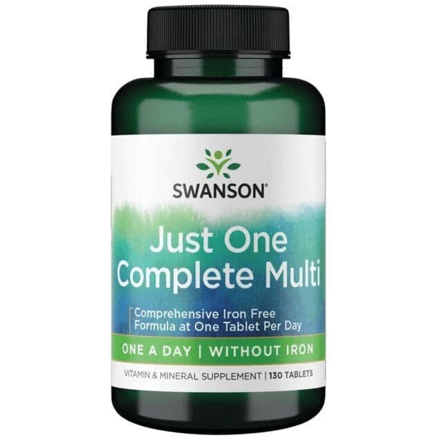 Swanson - Just One Complete Multi without Iron - 130 tablets