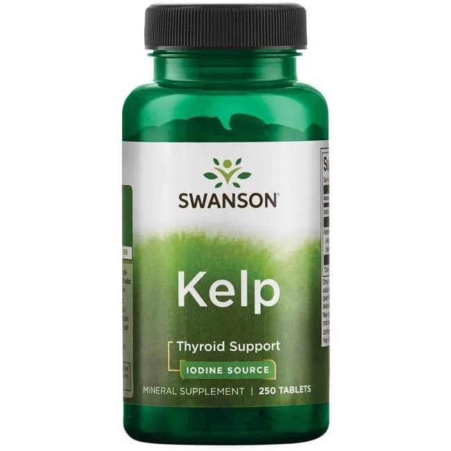 Swanson - Kelp Iodine Source - 250 tablets