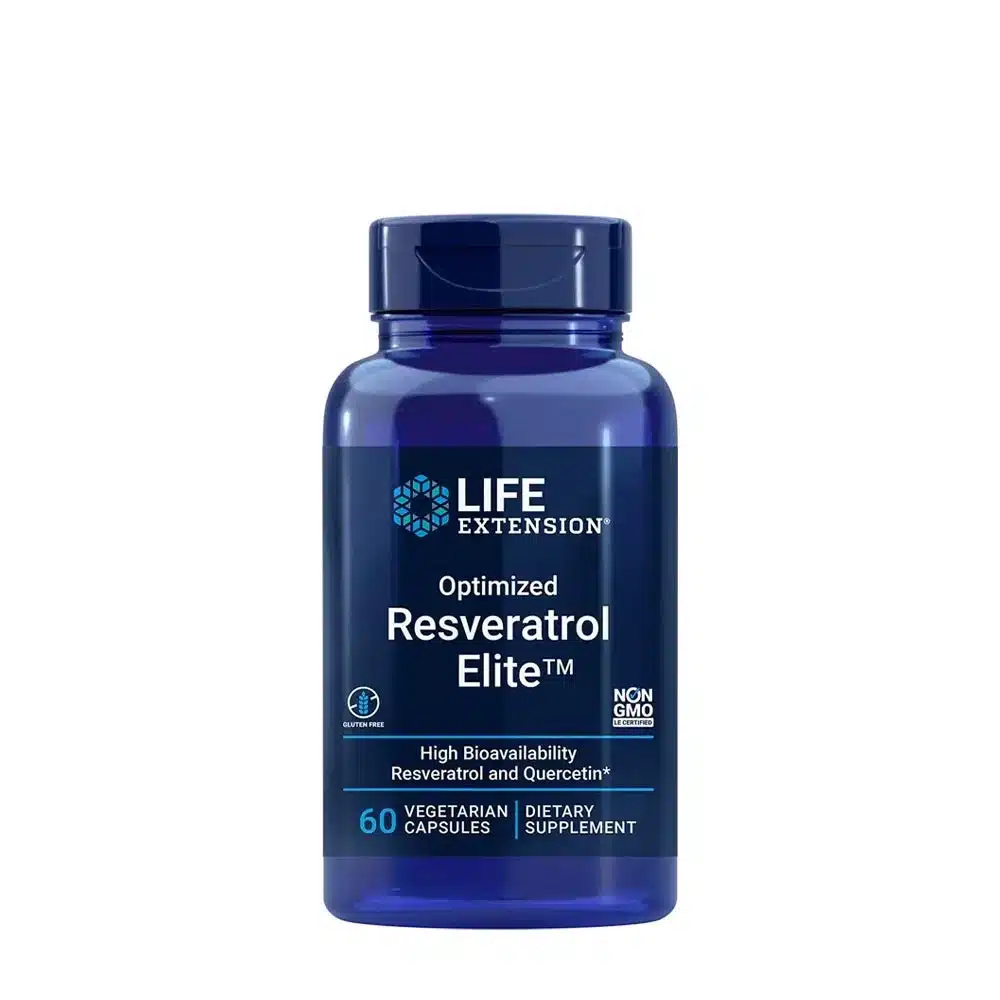 Life Extension - Optimeret Resveratrol Elite + 60 vegetabilske kapsler