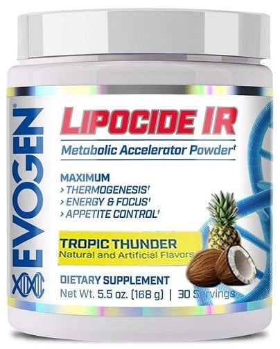 Lipocide IR, Tropic Thunder Energigivende Træningsformula 168g