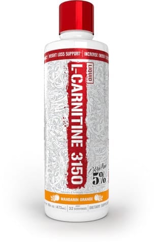 5% Nutrition - Liquid L-Carnitine 3150 - Legendary Series, Mandarin Orange - 473 ml.