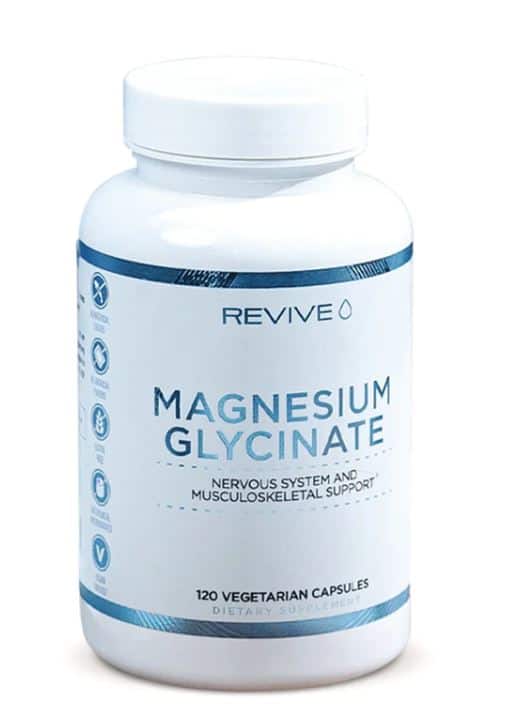 Magnesiumglycinat - 120 vegetabilske kapsler