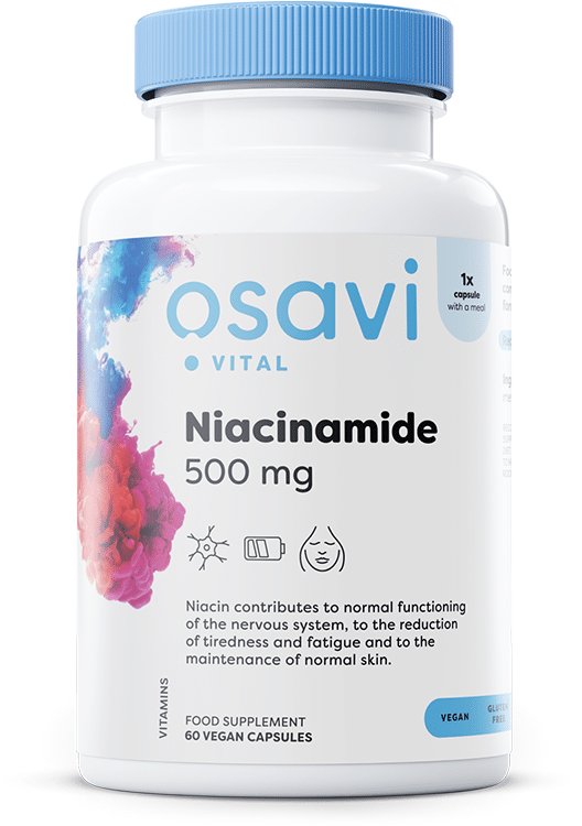 Osavi - Niacinamide 500mg, 60 Vegan Capsules
