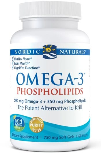 Nordic Naturals - Omega-3 fosfolipider 500 mg + 60 softgelkapsler