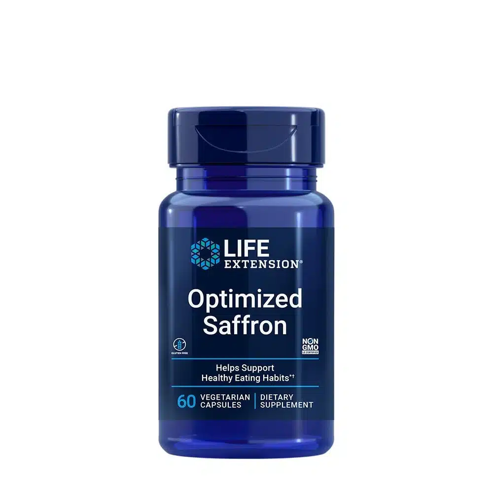 Life Extension - Optimeret safran + 60 veganske kapsler