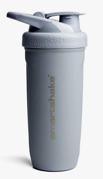 SmartShake - Reforce grå rustfrit stålshaker + 900 ml billede