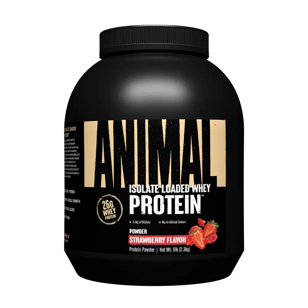 Universal Nutrition - Animal Whey Jordbær + 2,3 kg