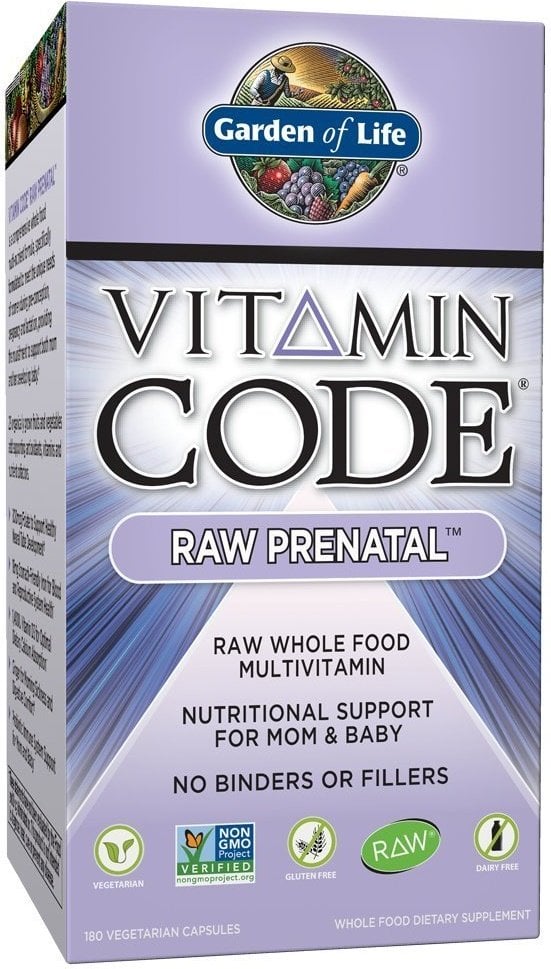 Vitamin Code Raw Prenatal Kosttilskud til Gravide 180 Kapsler