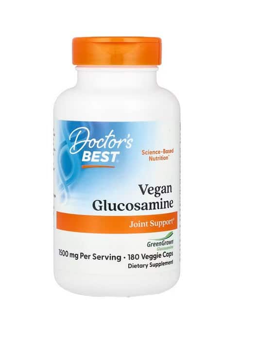 Doctor's Best - Vegansk glukosamin med GreenGrown 750 mg, 180 vegetabilske kapsler