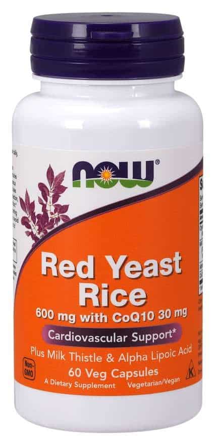 NOW Foods - Red Yeast Rice with CoQ10, 600mg - 60 vcaps