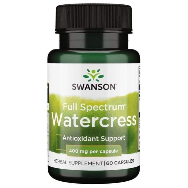 Swanson - Vandkresse fuldt spektrum + 400 mg, 60 kapsler
