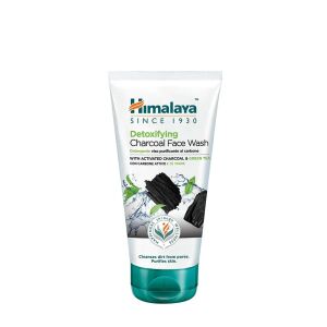 Ansigtsvask med afgiftende trækul – 150 ml – Nuvalia
