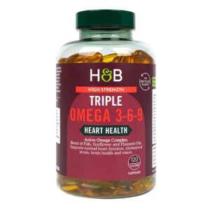 High Strength Triple Omega 3-6-9 – 120 kapsler – Nuvalia