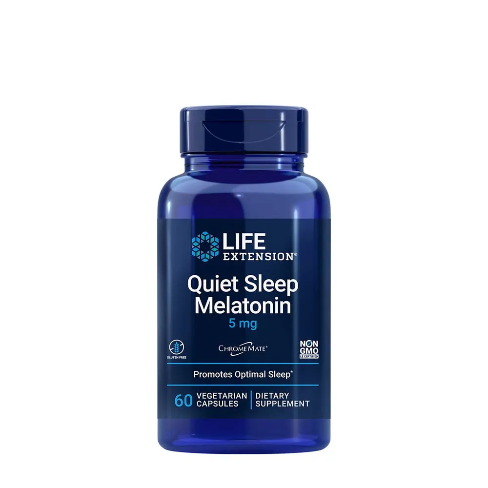 Life Extension - Quiet Sleep Melatonin 5 mg (60 Veg Capsules) - Viking Supplements