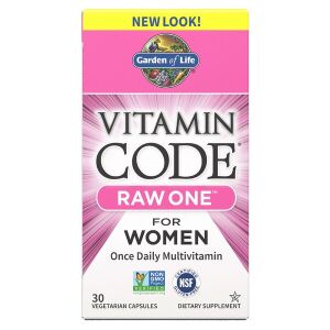 Vitamin Code RAW ONE til kvinder – 30 vcaps – Nuvalia