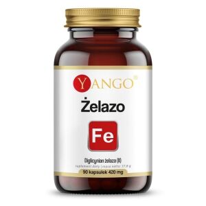 YANGO Ferrous – jern(II)bisglycinat (90 kapsler) – Nuvalia