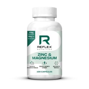 Zink og magnesium – 100 kapsler – Nuvalia