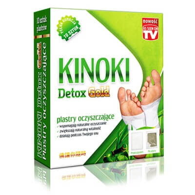 AURA HERBALS KINOKI Detox Gold rensende plaster (10 stk.) - Viking Supplements