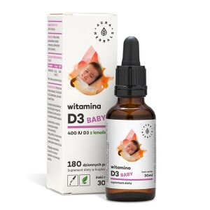 AURA HERBALS Vitamin D3 400 IU Baby (30 ml / 1 fl. oz.) - Viking Supplements