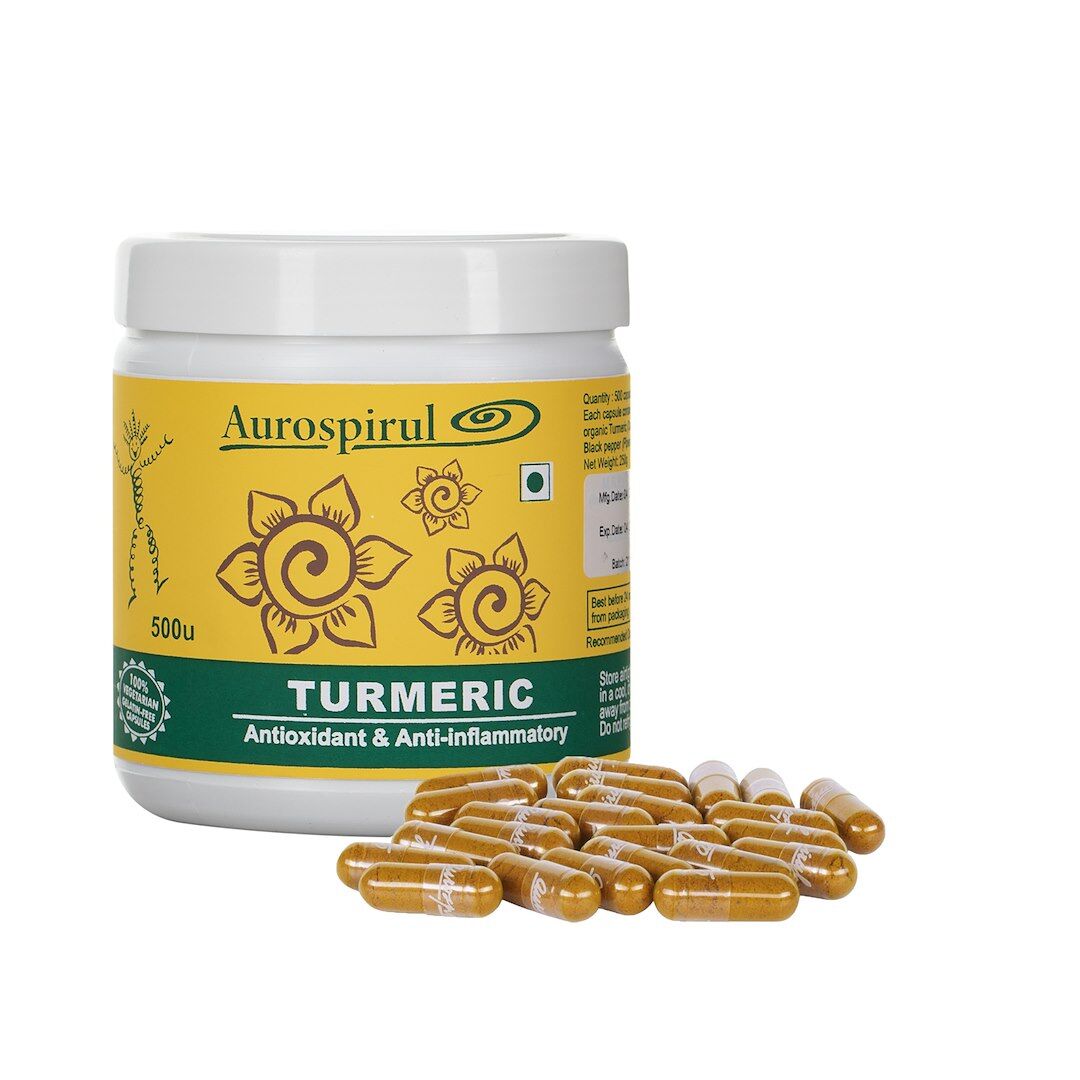 AUROSPIRUL Gurkemeje (500 kapsler) - Viking Supplements