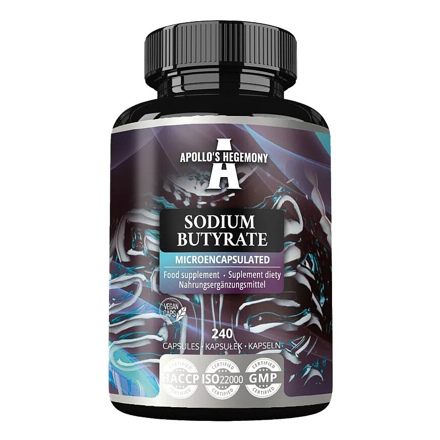 Apollo's Hegemony – Mikroindkapslet natriumbutyrat – 240 vcaps – Viking Supplements