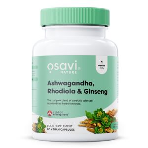 Ashwagandha + Rhodiola & Ginseng – 60 veganske kapsler – Viking Supplements
