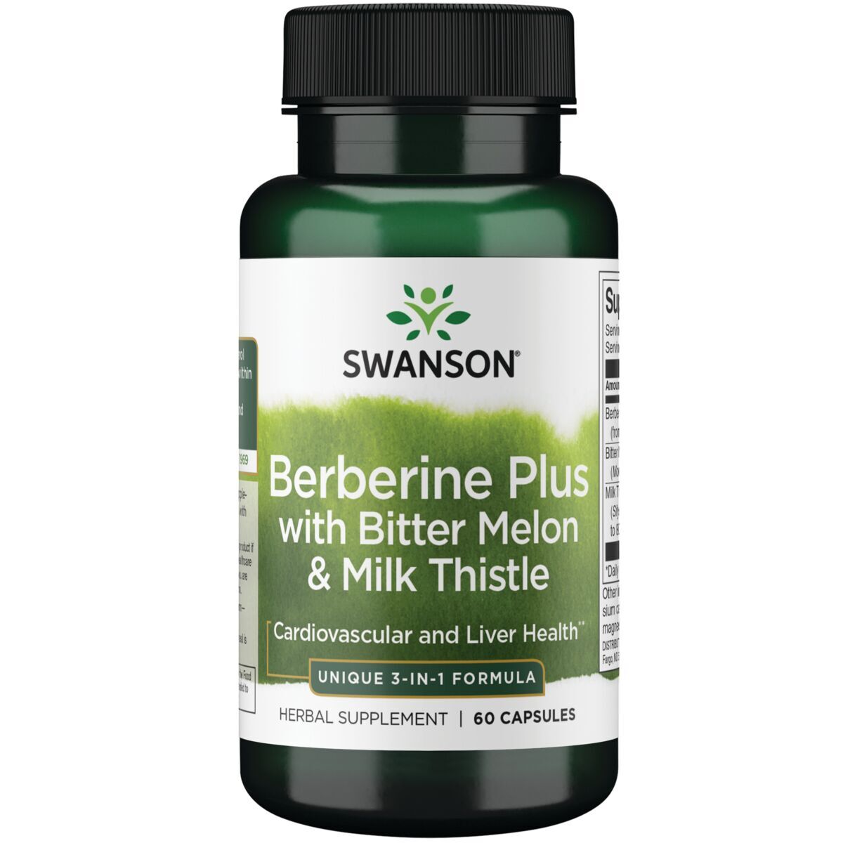 Berberine Plus med bitter melon og marietidsel – 60 kapsler – Viking Supplements