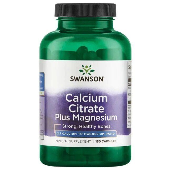 Kalciumcitrat med magnesium – 150 kapsler – Viking Supplements