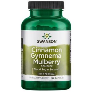 Kanel-Gymnema-Morbær-kompleks – 120 kapsler – Viking Supplements