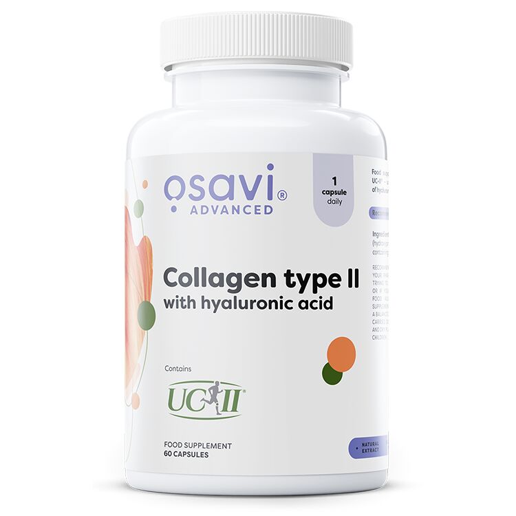 Kollagen type II med hyaluronsyre – 60 kapsler – Viking Supplements