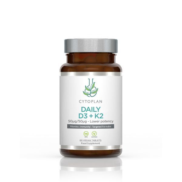 Daily D3 + K2 – 60 veganske tabletter – Viking Supplements